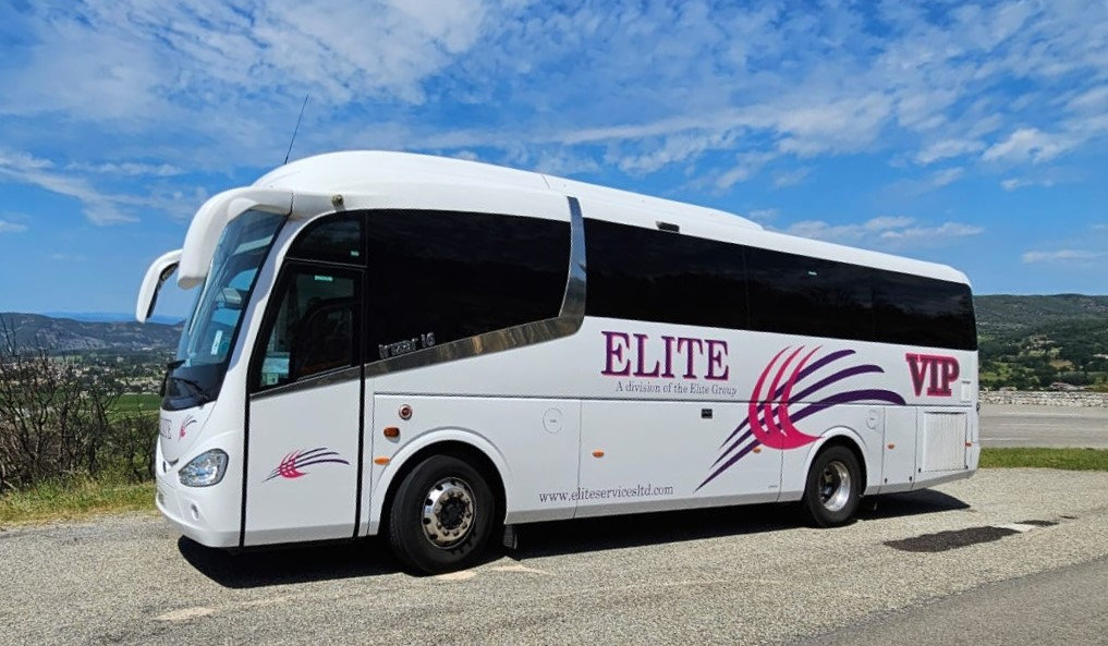 Isla, one of our Scania Irizar coaches